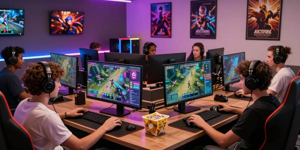 Players enjoying a seamless gaming session on rokok 88, with colorful screens and immersive gaming atmosphere.