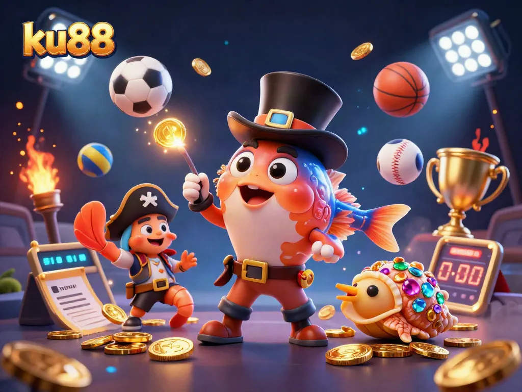 ku88 engages players with a vibrant underwater scene featuring a treasure-filled adventure.