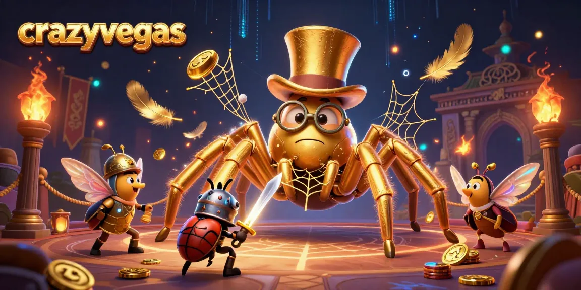 Play at crazyvegas with dynamic characters in a vibrant casino environment.
